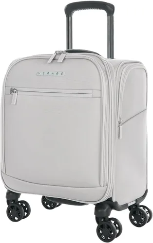 Vista 18 de Verage Equipaje de mano debajo del asiento de 14 pulgadas con ruedas giratorias y puerto de carga USB, maleta con ruedas para aerolíneas, bolsa Negro