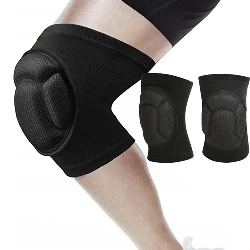 Vista 10 de YYaaloa Rodilleras suaves para mujer, rodilleras de lucha libre, voleibol, baile, fútbol, yoga, baloncesto y patinaje, soporte elástico flexible