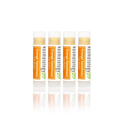 Vista 7 de Kosmatology Bálsamo labial orgánico de menta verde, paquete de 4 unidades, sin cera de abeja, vegano, 100% natural hidratante para labios agrietados