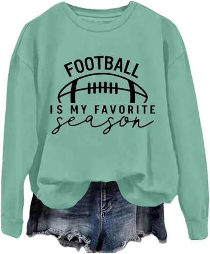 Vista 22 de Sudadera casual para mujer, manga larga, con cuello redondo, ropa de primavera, tallas S-3XL