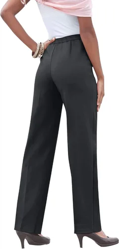 Vista 5 de Roaman's Pantalones clásicos para mujer de talla grande