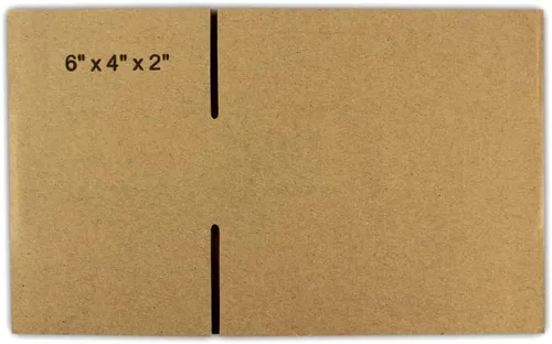 Vista 5 de 100 cajas de embalaje de cartón corrugado EcoSwift de 6 x 4 x 2 pulgadas, cajas de envío de mudanza, cajas de 6 x 4 x 2 pulgadas