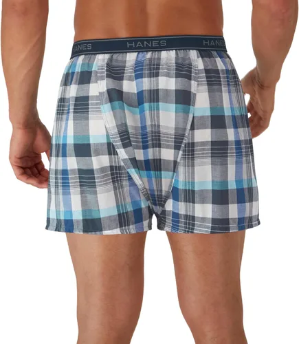 Vista 4 de Hanes - Boxeadores de tartán para hombre