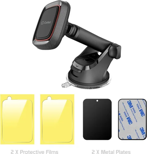 Vista 8 de Cellet Soporte magnético universal para salpicadero de automóvil, soporte para parabrisas compatible con LG V50S ThinQ 5G LG G8X ThinQ LG Q70 LG X4