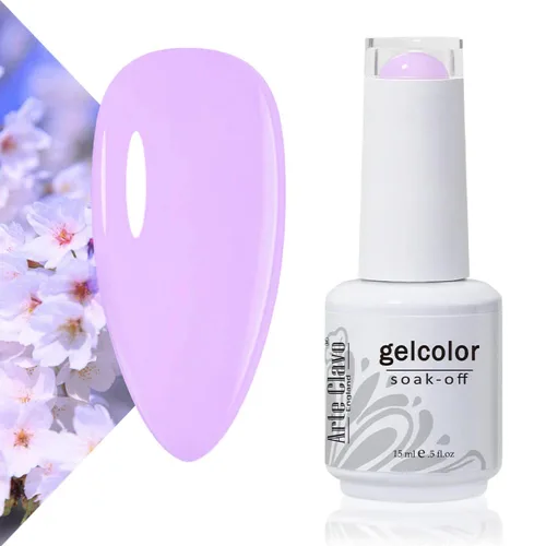 Vista 53 de Arte Clavo Pearlescent Nude Gel Nail Polish 15ml - HEMA Free Soak off UV LED Nail Gel for Manicure, DIY Nail Art, Home Salon Use 11029