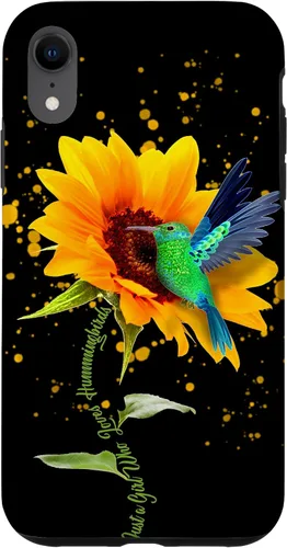 Vista 25 de Just a Girl who Love Hummingbirds Sunflower Bird Cute Flower Case for iPhone 17