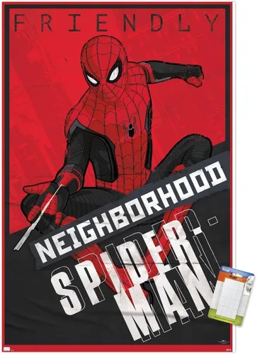 Vista 10 de Trends International Marvel Spider-Man: No Way Home - Póster de pared, 22.4 pulgadas de largo x 14.7 pulgadas, versión enmarcada en madera
