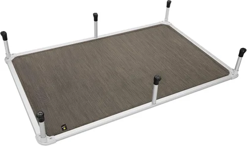 Vista 113 de Veehoo Cama elevada para perros a prueba de mordidas - Cuna elevada refrescante para mascotas - Marco de aluminio plateado y tela de malla