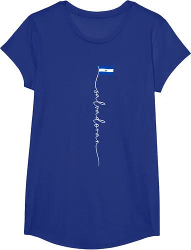 Vista 25 de Camiseta con la bandera salvadoreña de El Salvador
