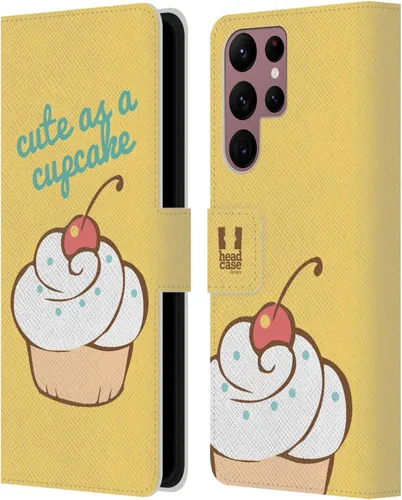 Vista 267 de Head Case Designs Assortment Cupcakes Happiness Leather Wallet Case Compatible with Samsung Galaxy A07 4G Surtido