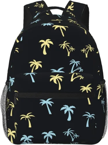 Vista 6 de Palmeras Mochila Casual de Gran Capacidad Ligero Ajustable Para Hombre Para Mujer, Palmeras 42