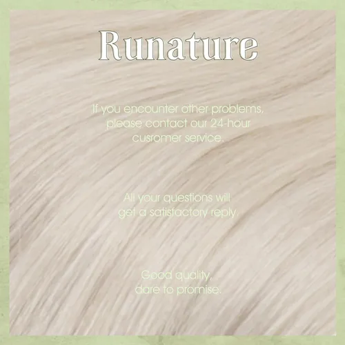 Vista 129 de RUNATURE Extensiones de cabello humano con punta en U, color marrón ceniza a rubio platino