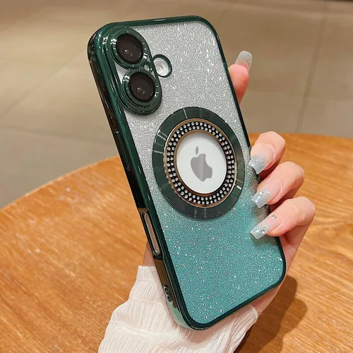 Vista 139 de Misscase Funda magnética con purpurina para iPhone 11 compatible con MagSafe, protección completa, delgada, a prueba de golpes, antiarañazos