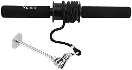 Vista 8 de Entrenador de rodillos de muñeca y antebrazo, entrenador de antebrazo, entrenamiento de fuerza de brazo, equipo de fitness para gimnasio en casa