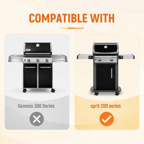 Vista 5 de Kit de parrilla de hierro fundido para parrillas de gas Weber Spirit 200