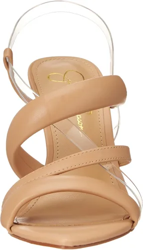 Vista 2 de Jessica Simpson Krissta - Sandalias de tacón para mujer con soporte mixto