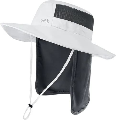Vista 41 de BASSDASH Sombrero de pesca solar UPF 50+ resistente al agua con solapa desmontable para el cuello