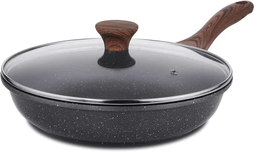 Vista 2 de SENSARTE Sartén antiadherente de 8 pulgadas para tortilla Pan10 pulgadas con tapa