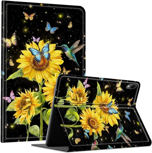Vista 46 de Slim Case for Samsung Galaxy Tab S10 Lite / S10 FE / S9 FE 10.9" & Galaxy Tab S9 11", Multi-Angle Stand PU Leather Smart Folio Cover with Soft TPU