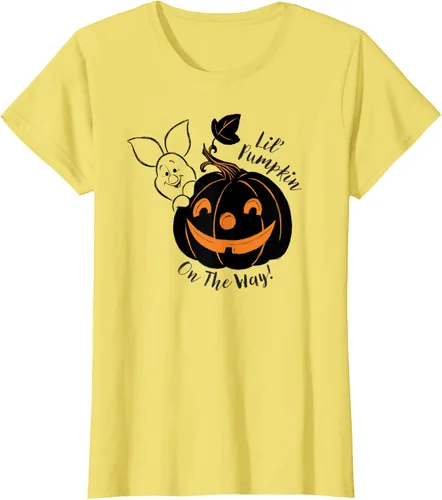 Vista 27 de Disney Camiseta de Halloween Winnie the Pooh Lil' Pumpkin on the Way, Blanco, S