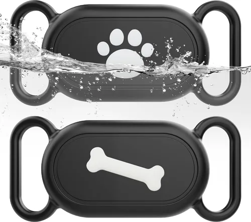 Vista 11 de Funda para collar de perro (2 unidades) para Galaxy Smarttag2, funda de silicona impermeable para gato, accesorio de cubierta protectora resistente