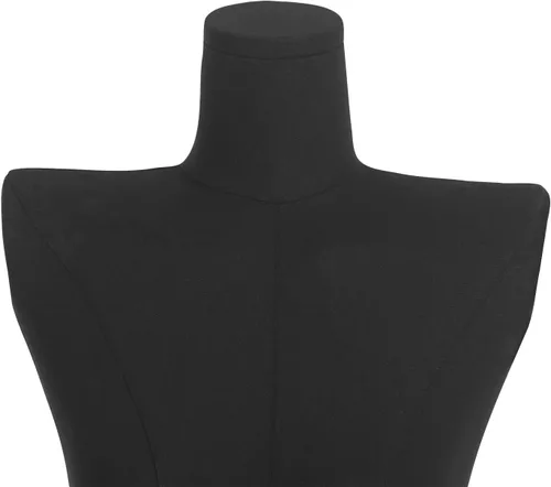 Vista 7 de Maniquí femenino con forma de torso, 51.18-70.87 pulgadas, maniquí de costura ajustable en altura con soporte de metal, cuerpo de maniquí