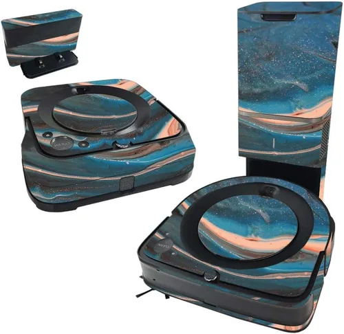Vista 12 de MightySkins Skin compatible con iRobot Roomba s9+ Vacuum & Braava Jet m6 Bundle – Blue Canyon Cubierta de vinilo duradera y única Fácil