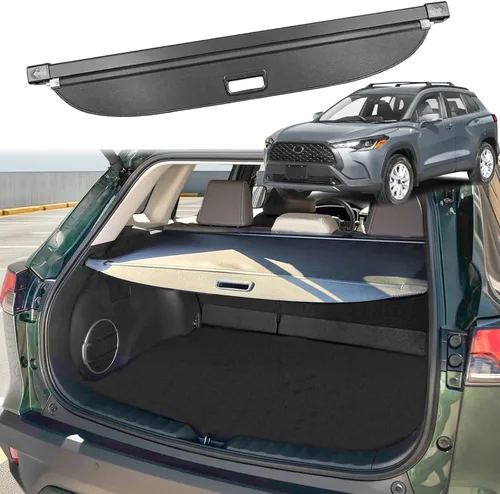 Vista 7 de Cubierta de carga para Toyota Corolla Cross 2026, accesorios 2022-2025, cubierta retráctil para maletero de seguridad para accesorios Corolla Cross