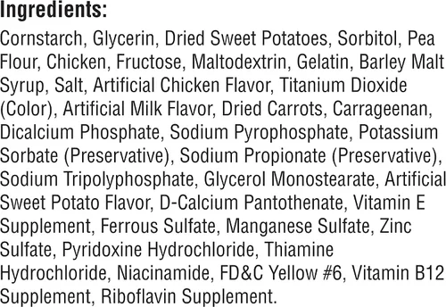 Vista 4 de SmartBones - Huesos para perros sin cuero crudo, sabor de camote Sweet Potatoes & Vegetables, Supports Healthy Teeth & Gums, Vitamins & Minerals