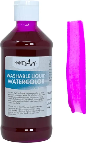 Vista 10 de Handy Art Acuarela líquida lavable de 8 onzas, azul
