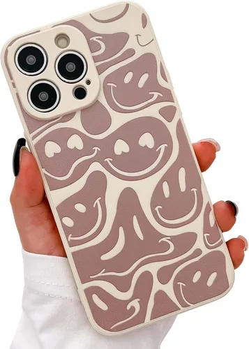 Vista 12 de Bonita funda divertida para teléfono compatible con iPhone 11, fundas femeninas de silicona líquida, goma de gel suave de dibujos animados, forro