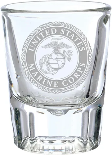 Vista 32 de 7.62 Design U.S. Marine Corps 1st Teniente Deep Grabado 1.5 oz. Vaso de chupito