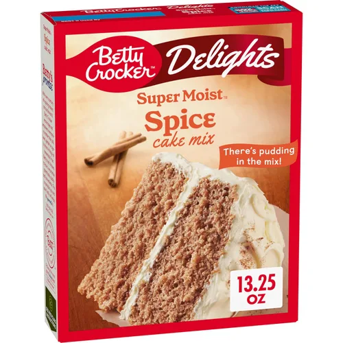 Vista 51 de Betty Crocker Delights Mezcla de pastel de vainilla francesa súper húmeda, 13.25 onzas