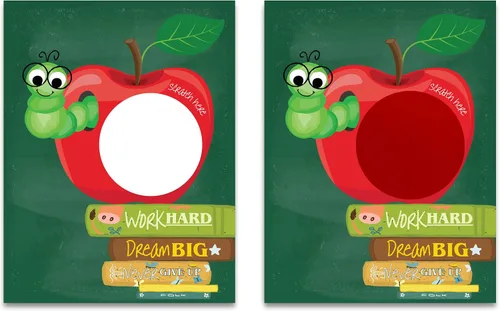 Vista 6 de My Scratch Offs - Premios de tarjetas para rascar para niños, suministros para profesores para el aula - Apple Bookworm