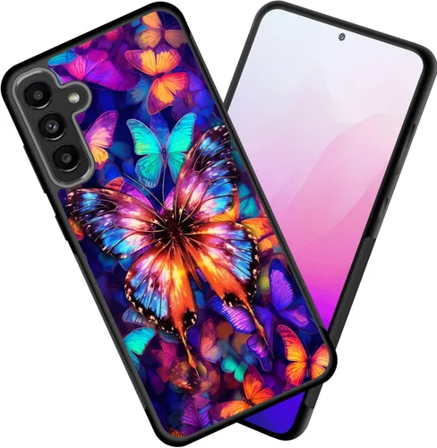 Vista 26 de Funda para Galaxy A14 5G, delgada, antiarañazos, bordes antideslizantes, a prueba de golpes, funda protectora trasera de TPU para Samsung Galaxy A14