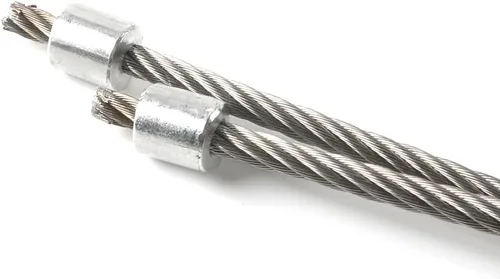 Vista 6 de Cables de puerta enrollable de camión Whiting Todco para puerta de remolque (par) 110" con ojo de 5/16