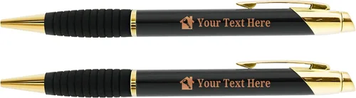 Vista 27 de Personalized Gifts Arquitecto grabado personalizado pluma arquitecto símbolos pluma regalo personalizado grabado negro giratorio regalo pluma