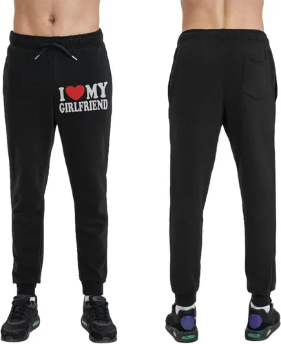 Vista 7 de Heart I Love My Girlfriend - Pantalones deportivos de moda con bolsillos para hombre