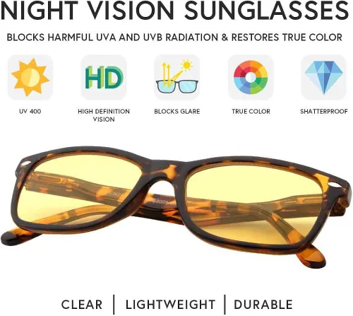 Vista 3 de VITENZI gafas de sol de conducción visión nocturna gafas de sol clásico Prato