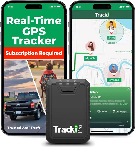 Vista 10 de Tracki Mini rastreador GPS, suscripción de 6 meses incluida - Rastreador universal compacto 4G LTE para vehículos, bolsas, equipaje y activos