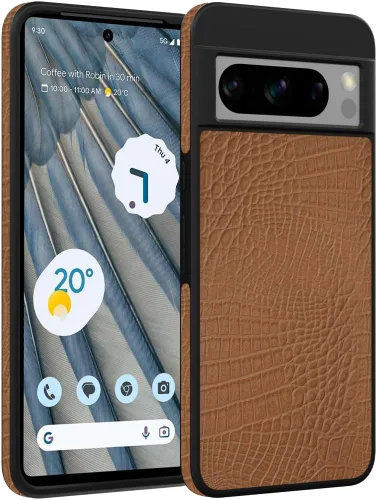 Vista 20 de X-level Diseño para Google Pixel 8 Caso,Premium PU Cuero Suave TPU Bumper A Prueba De Golpes Cubierta Protectora Del Teléfono Delgada Funda Para