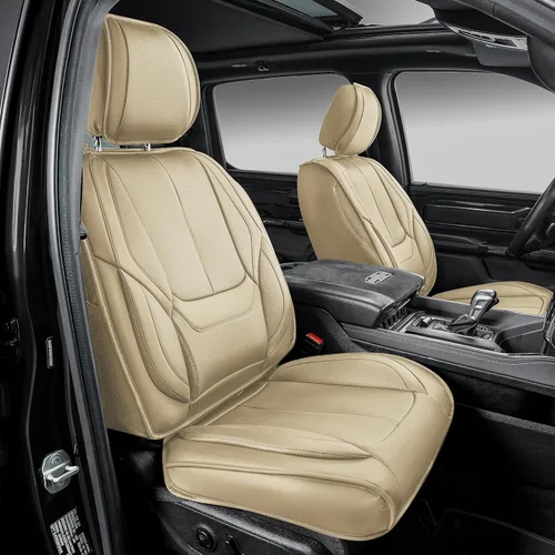 Vista 9 de OASIS AUTO Juego completo de fundas de asiento para Ram, compatibles con Ram 1500 (2009-2018) / Ram 2500 (2010-2018), fundas de asiento impermeables