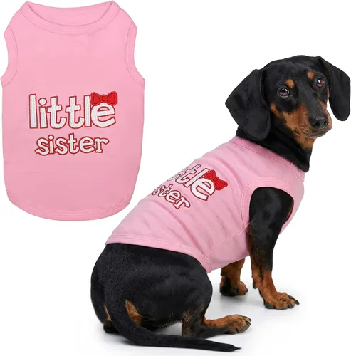 Vista 53 de Parisian Pet - Camiseta para perros y gatos, con texto en inglés Daddy's Girl, 2XS