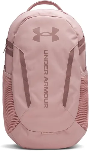 Vista 13 de Under Armour Mochila Hustle 6.0 unisex para adultos (002) Negro / Negro / Blanco