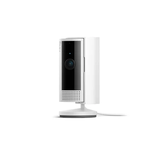 Vista 2 de Cámara para interiores Ring (seminueva): seguridad para tu casa/negocio con video HD de 1080p (blanco)
