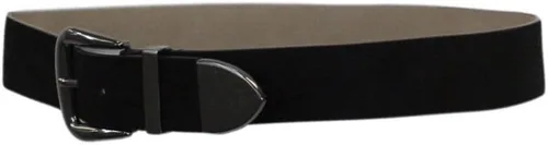 Vista 2 de INC Cinturón de gamuza con hebilla doble limpia Olive