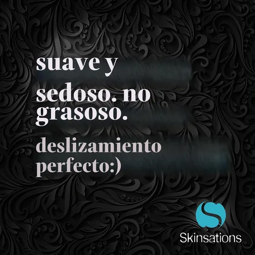 Vista 3 de Skinsations - Aceite de masaje corporal - Vainilla 8 onzas Mezcla comestible de aceite de almendras dulces, aceite de coco fraccionado, aceite