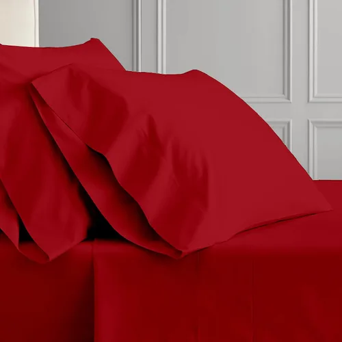 Vista 2 de Juego de ropa de cama dividida de 5 piezas, 800 TC-100% algodón, juego de sábanas divididas para camas ajustables, sábanas divididas de algodón