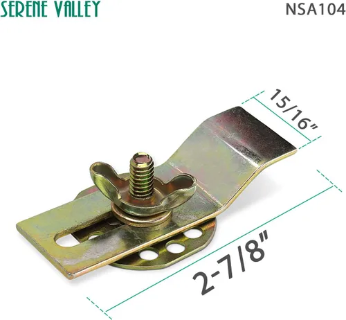 Vista 3 de Serene Valley Clips para fregadero de montaje inferior, soportes y soportes para fregadero, clips para fregadero de cocina empotrados NSA104 - Kit
