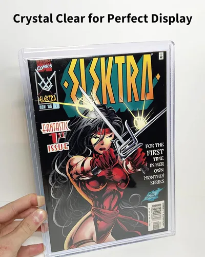 Vista 3 de Top Loaders para Cómics - Funda Protectora Rígida, Soporte Top Loader para Cómics de Silver Age y Current Comics, Paquete de 10